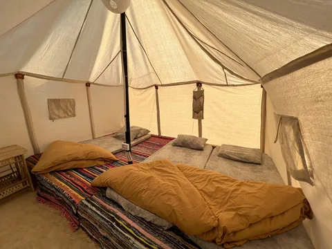 Tent interior